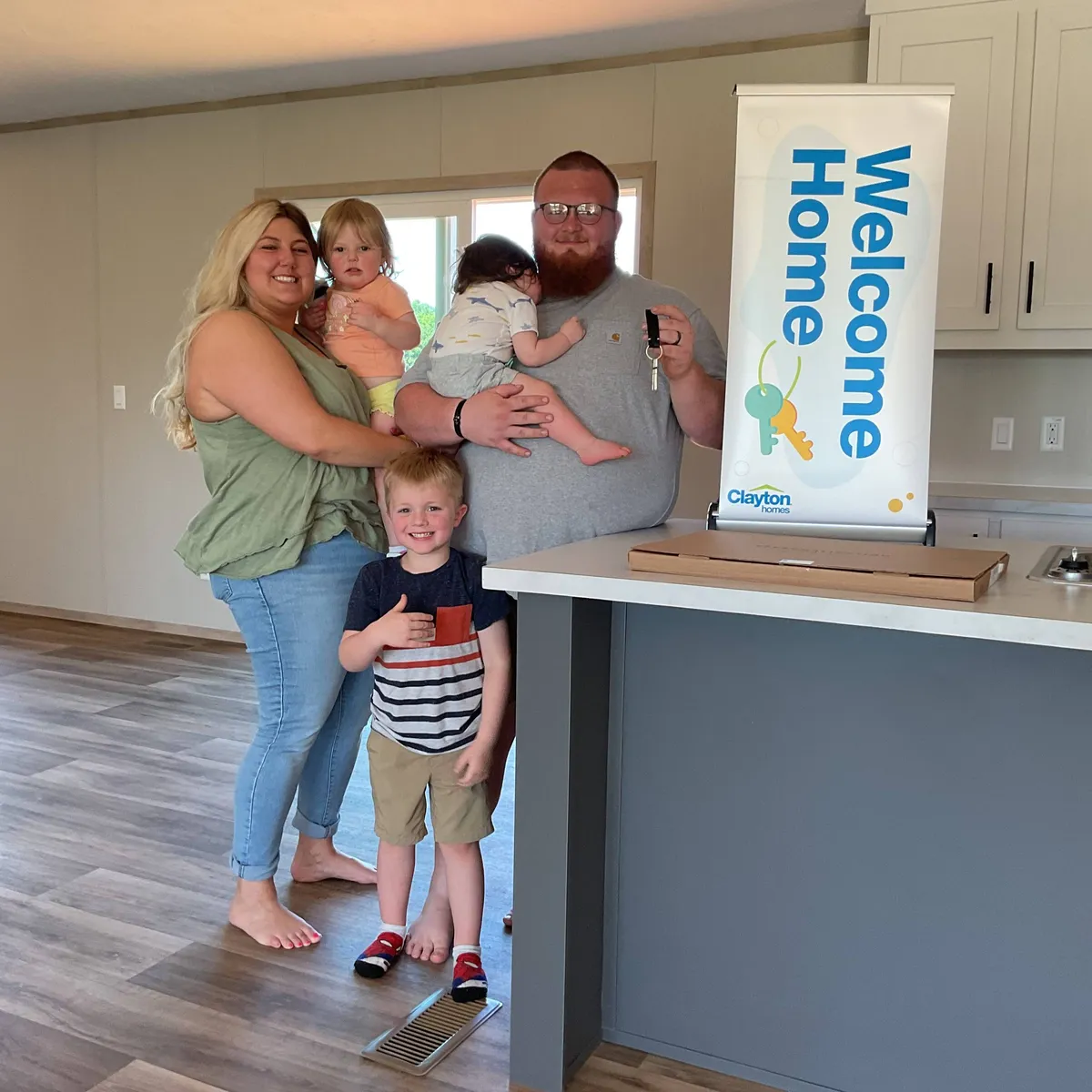 THOMAS A. welcome home image