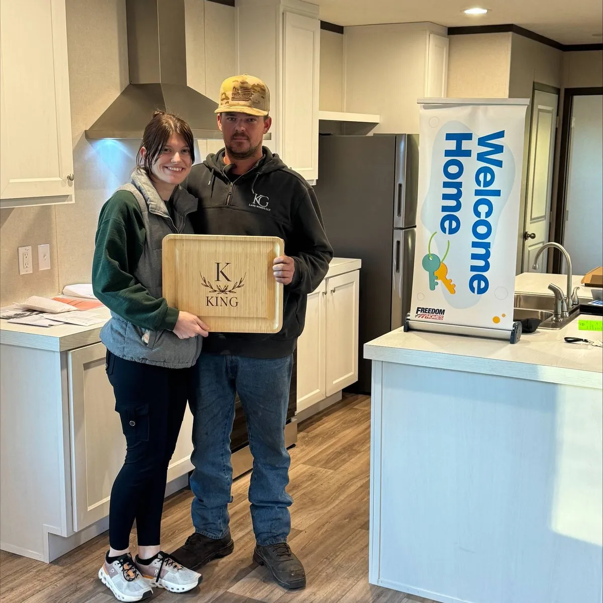 DAVID K. welcome home image