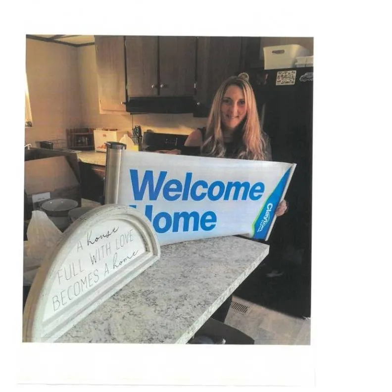MORGAN M. welcome home image