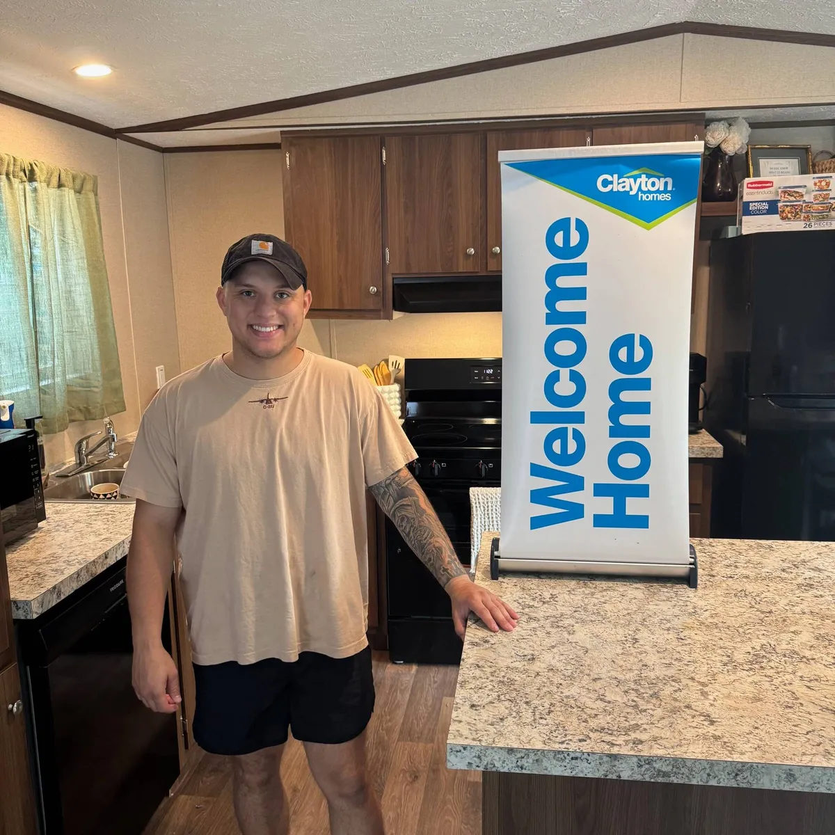 Gage T. welcome home image