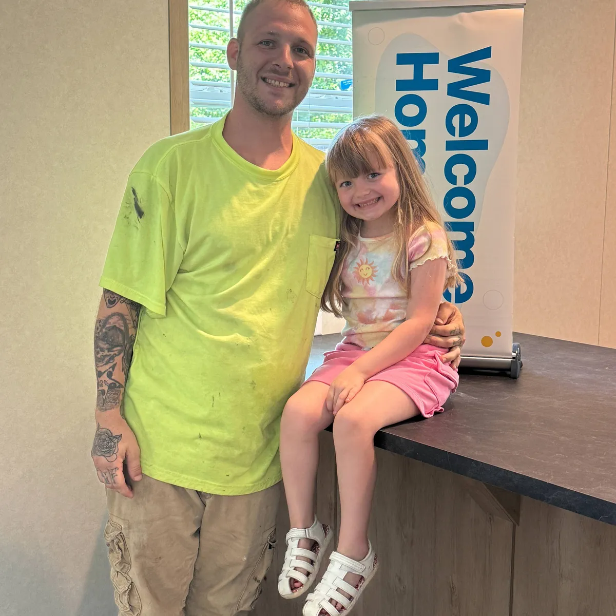 Kenneth F. welcome home image