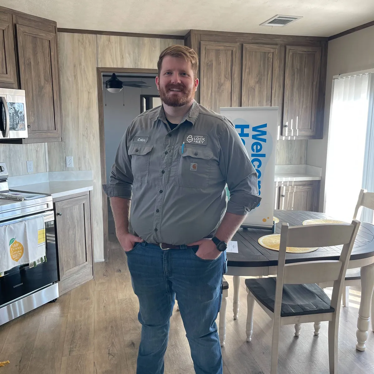 COLIN C. welcome home image