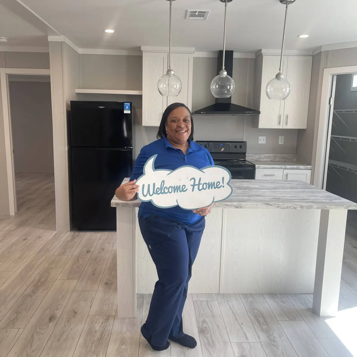 Sherry T. welcome home image