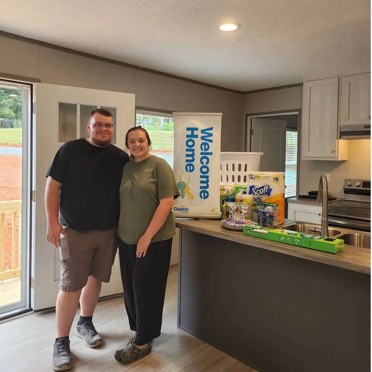 Zeb C. welcome home image