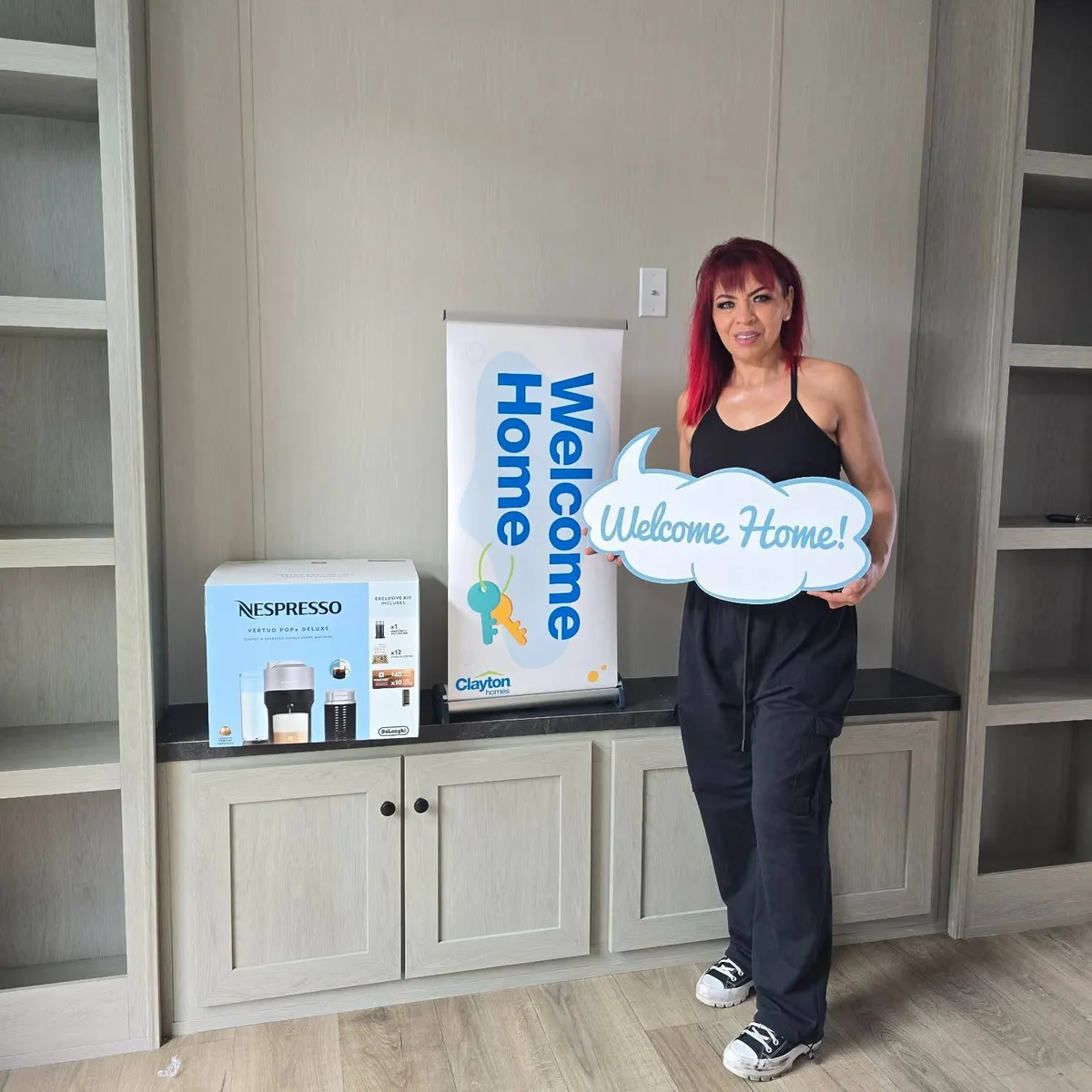 Macaria T. welcome home image