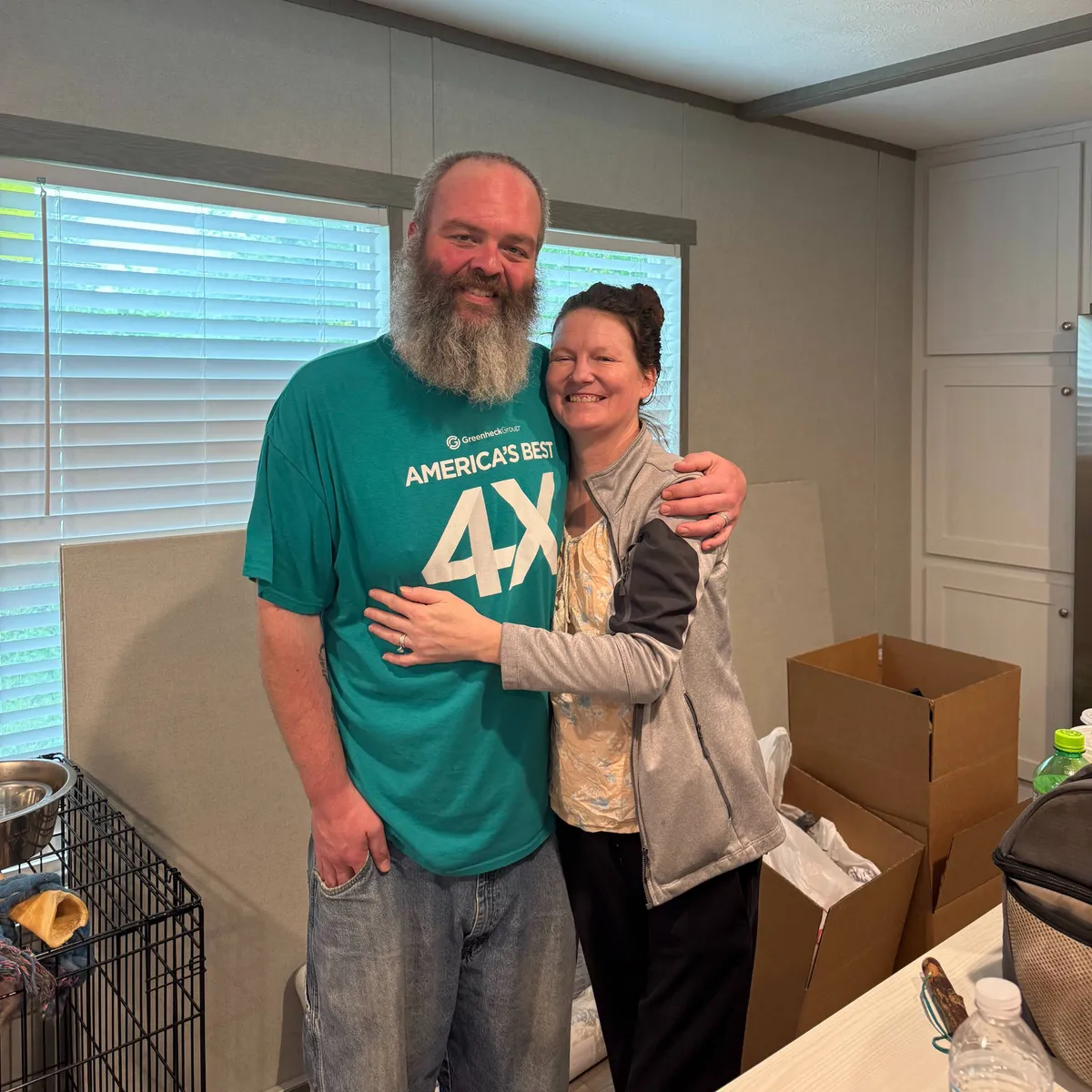 JAMES P. welcome home image