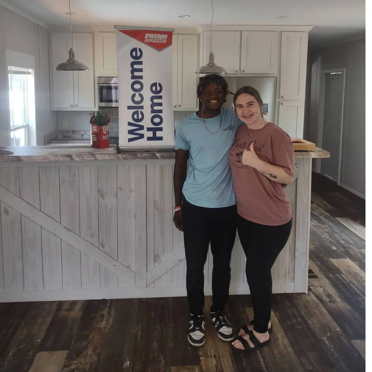D ANDRAE O. welcome home image