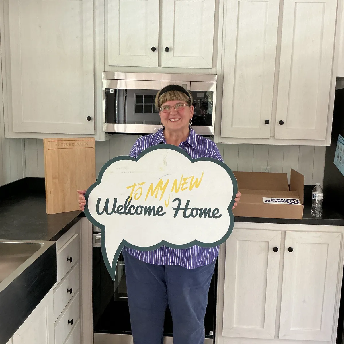 ELAINE P. welcome home image