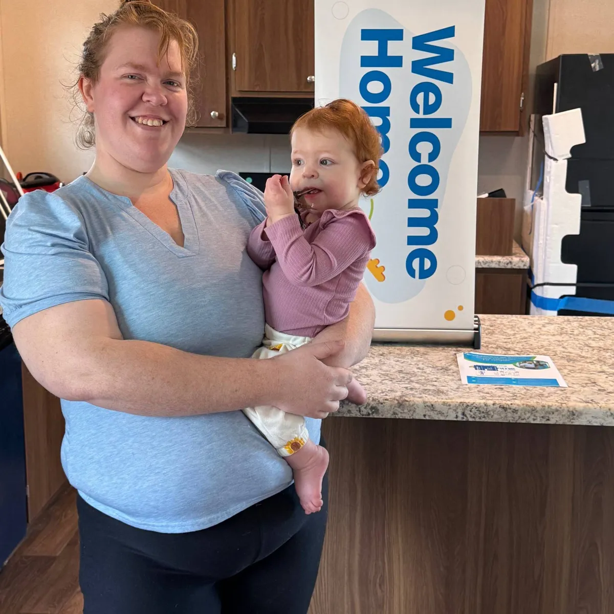 BRENNA B. welcome home image