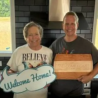 JAMES G. welcome home image