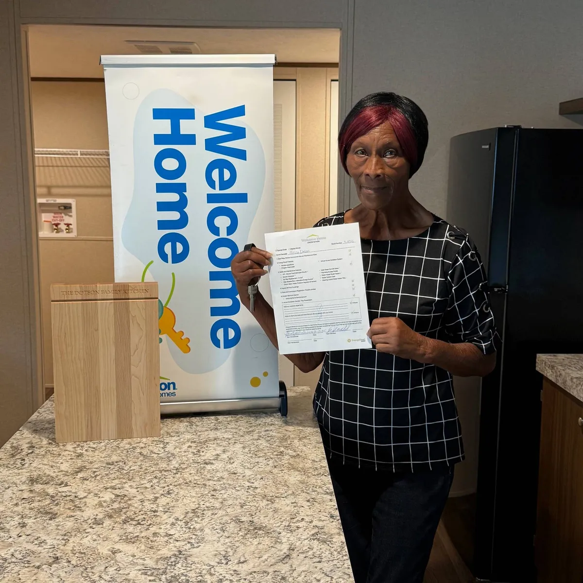 MELISSA D. welcome home image