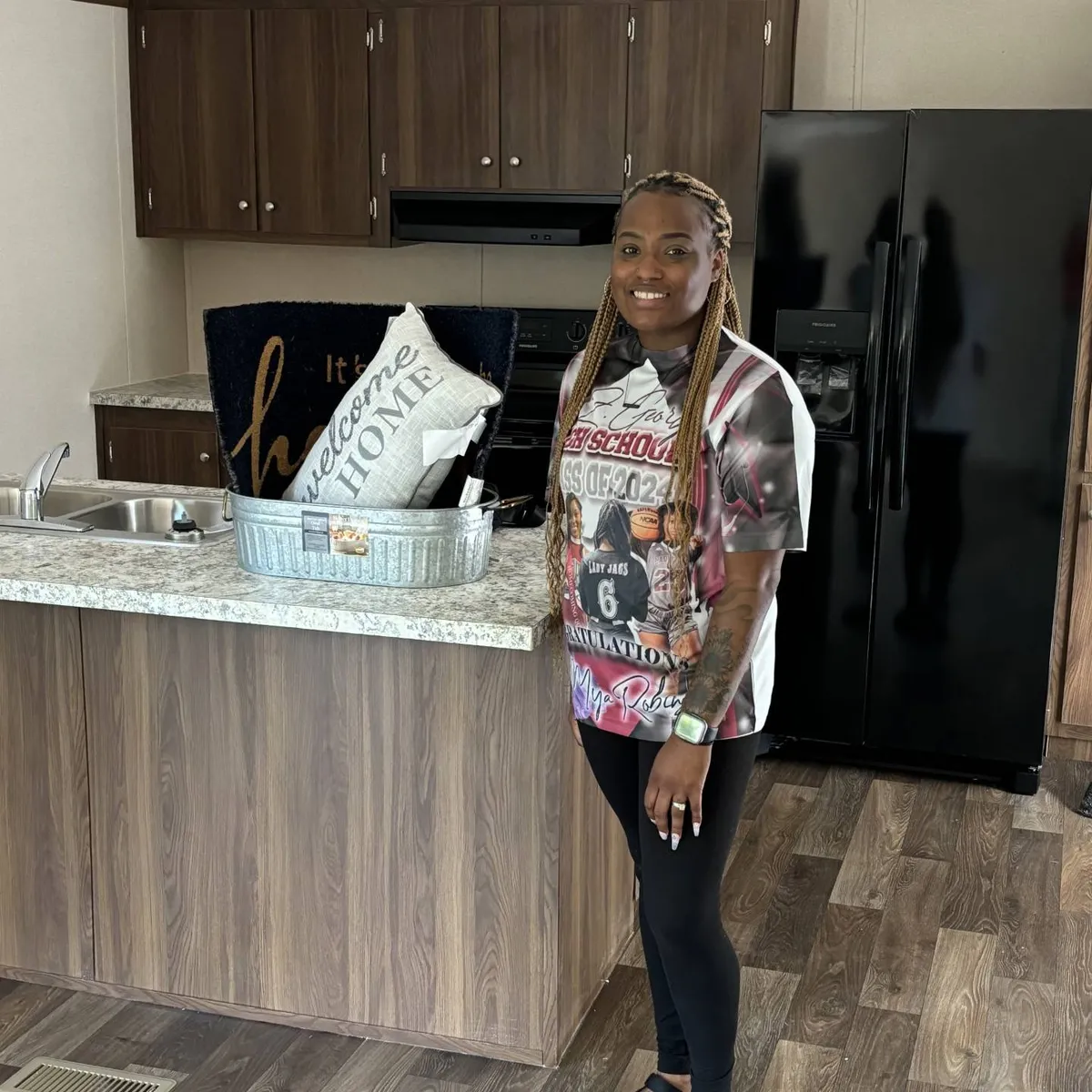 LABRITNEY S. welcome home image