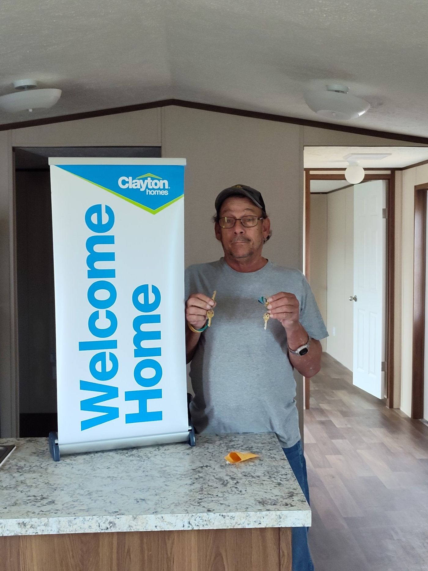 IRVIN B. welcome home image