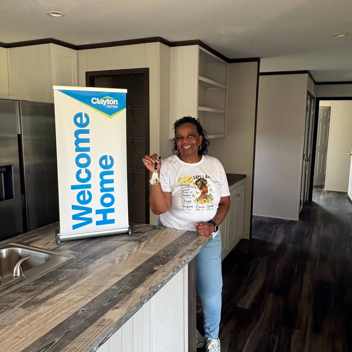 JOHNNIE A. welcome home image