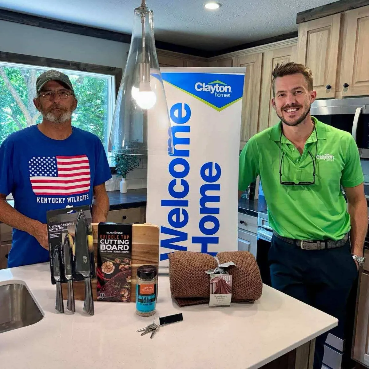 CHARLES K. welcome home image