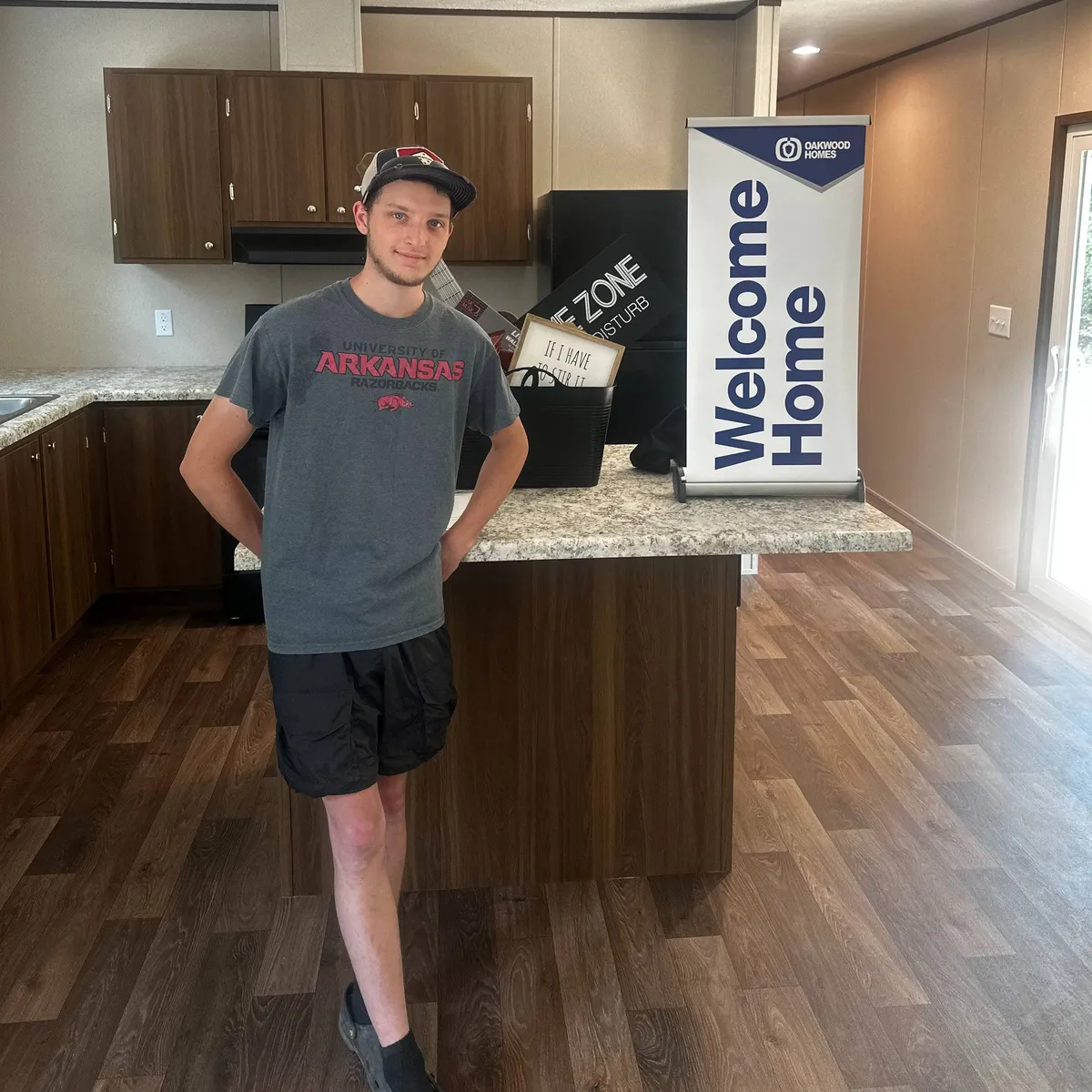 CALEB T. welcome home image