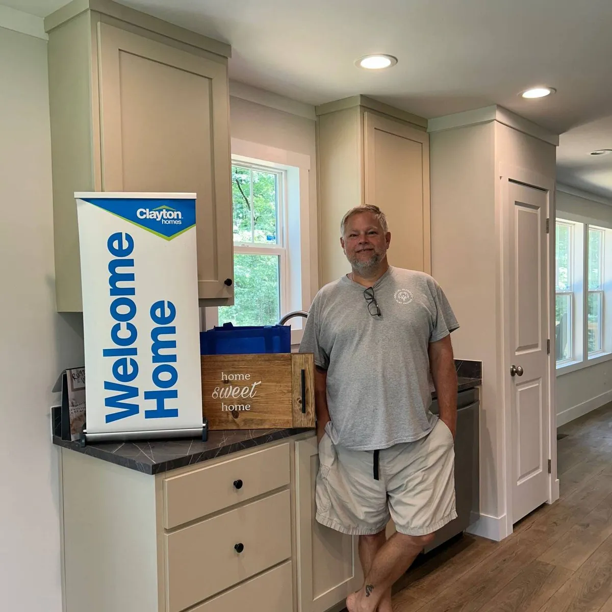 Cory Lee W. welcome home image