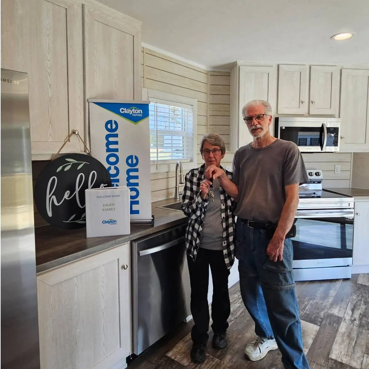 Michael E. welcome home image
