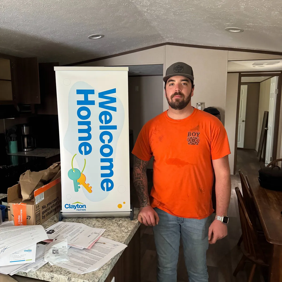 BRETT B. welcome home image