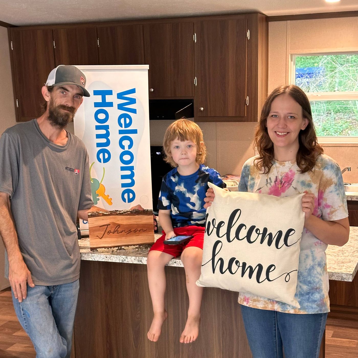 CALEB J. welcome home image