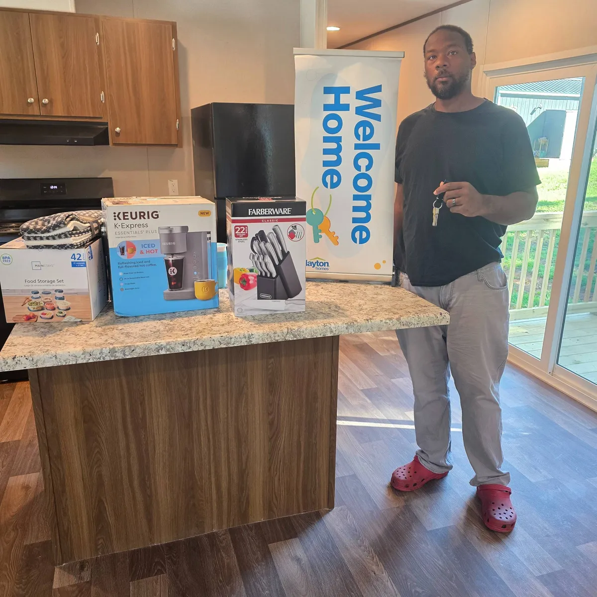 PATRICK H. welcome home image