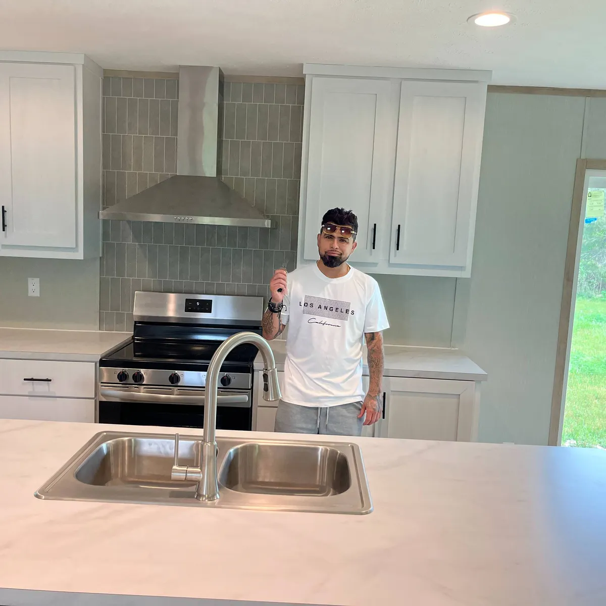 PEDRO M. welcome home image