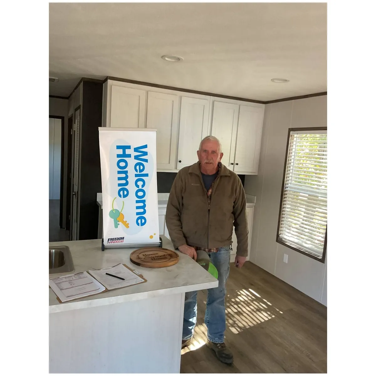 DEAN A. welcome home image