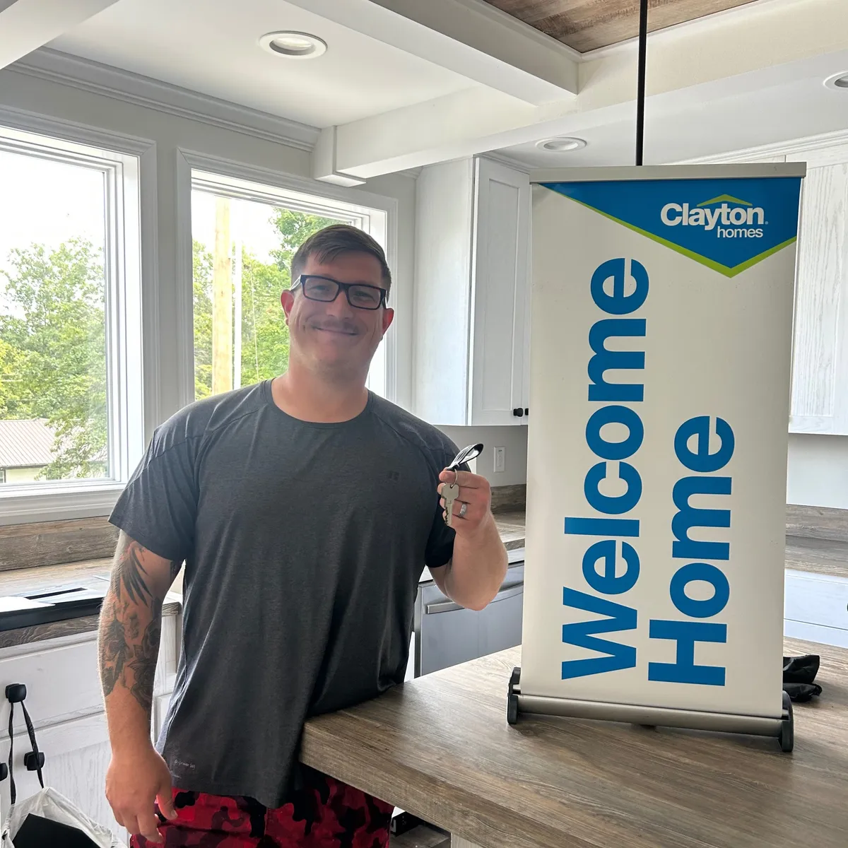 NICHOLAS M. welcome home image