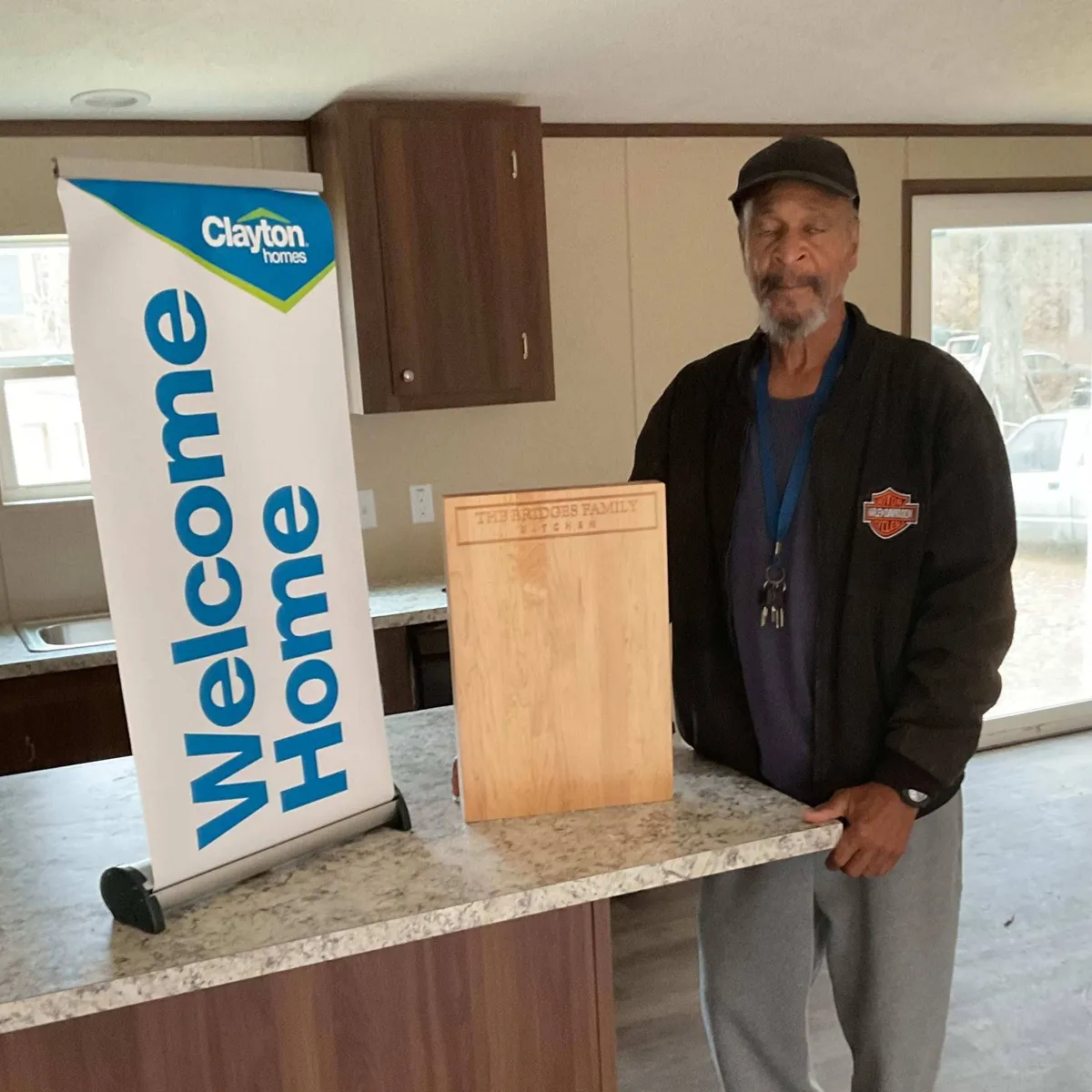 JAMES B. welcome home image