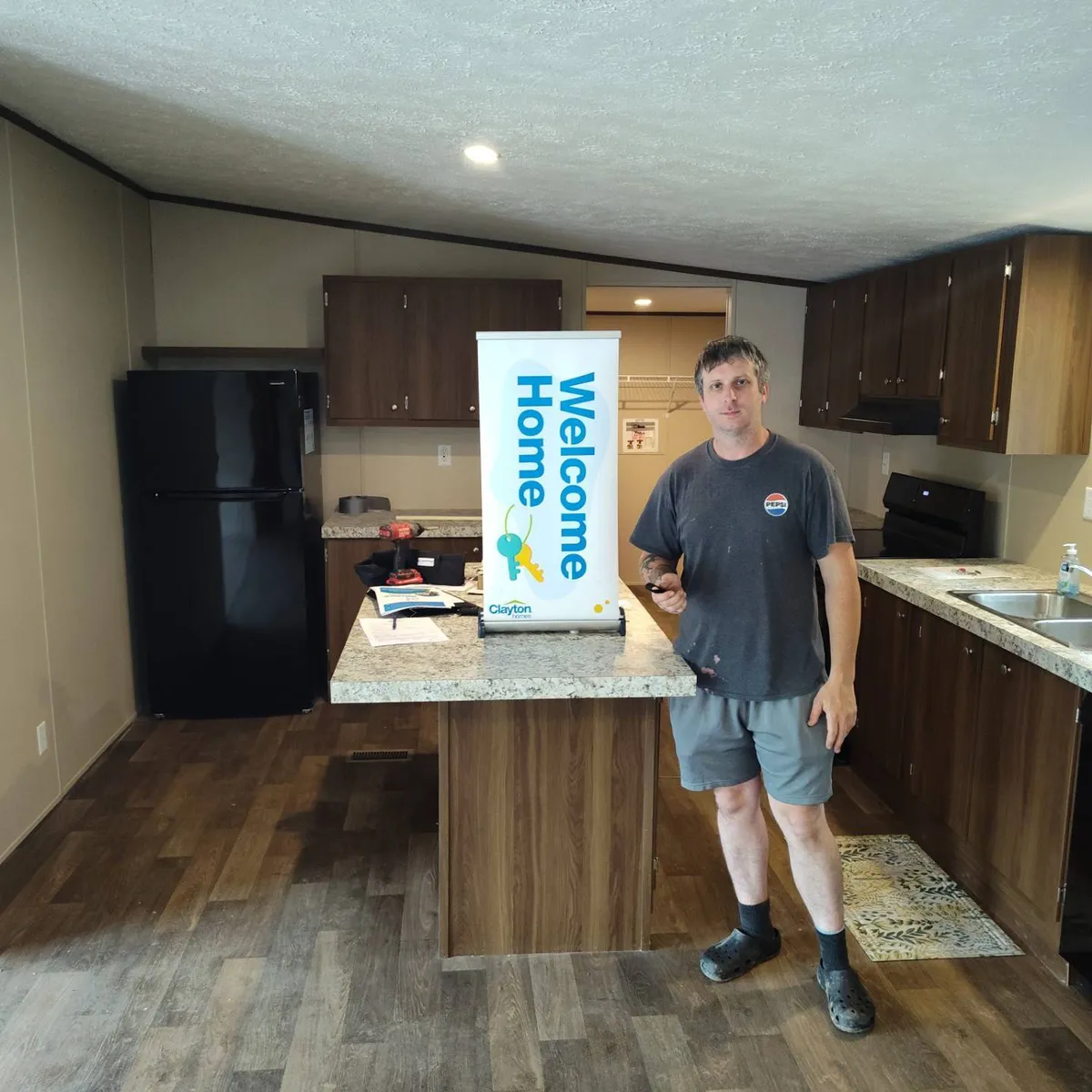 TREVOR M. welcome home image