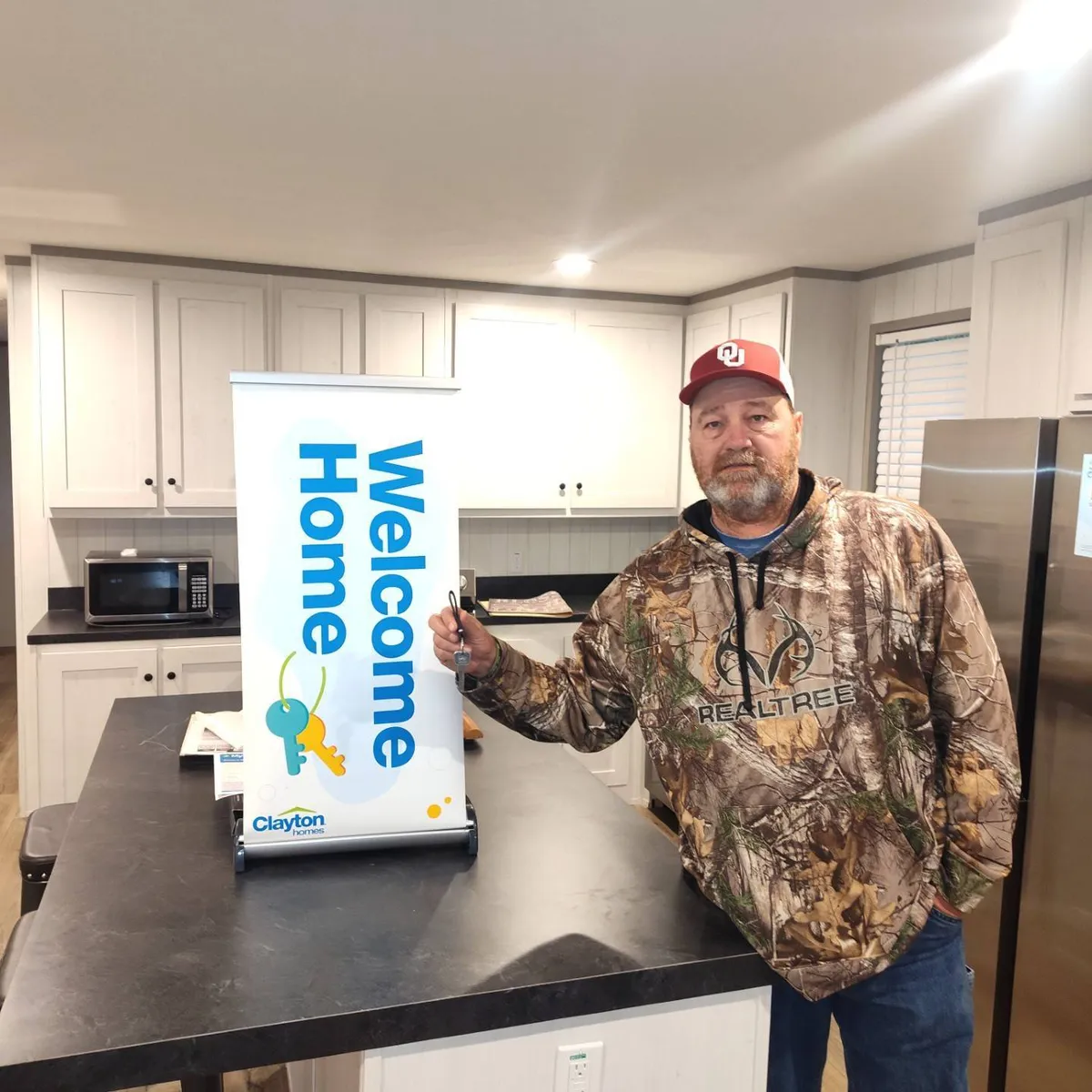 RONALD T. welcome home image