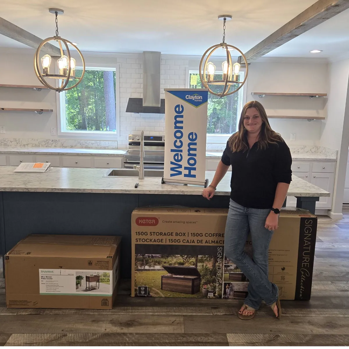 JACLYN K. welcome home image