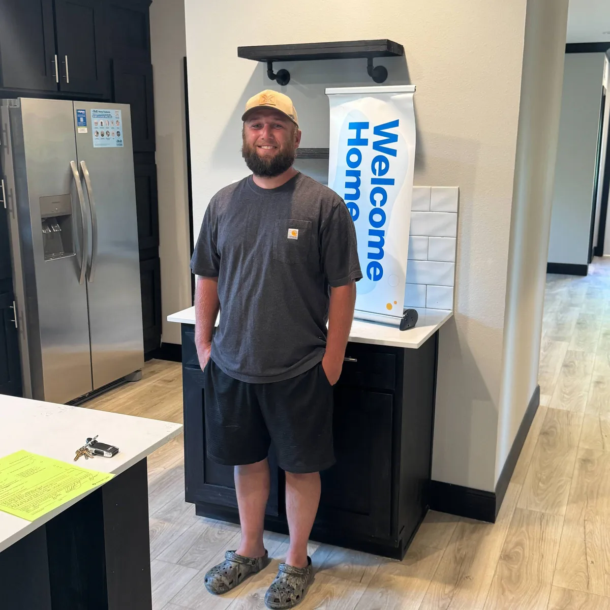COLLIN L. welcome home image