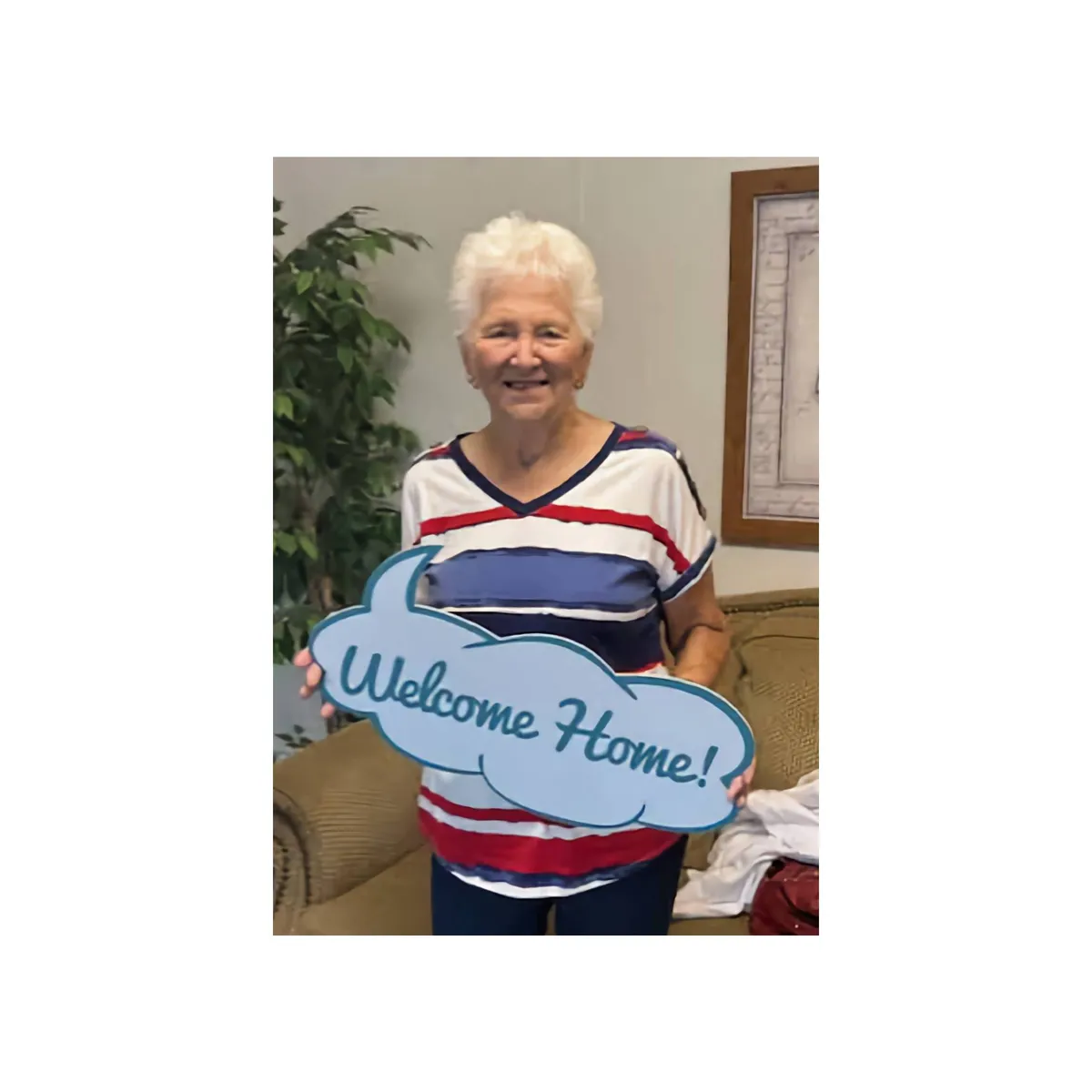 JUANITA O. welcome home image