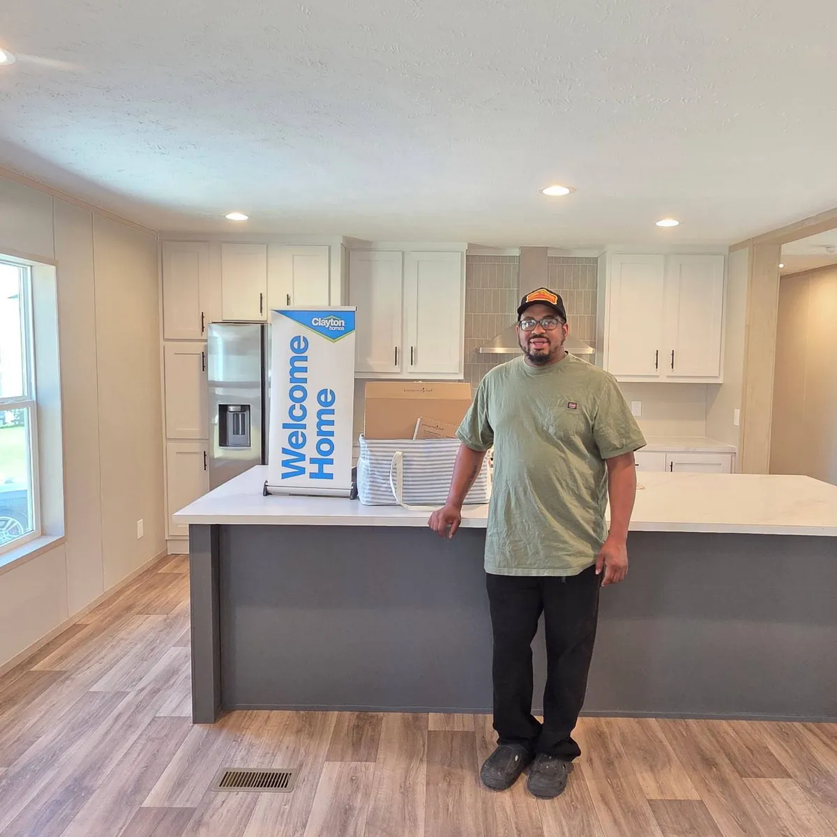 Justin H. welcome home image