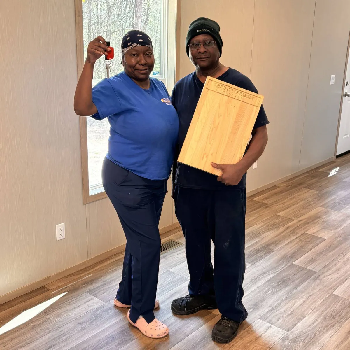 JAMES B. welcome home image