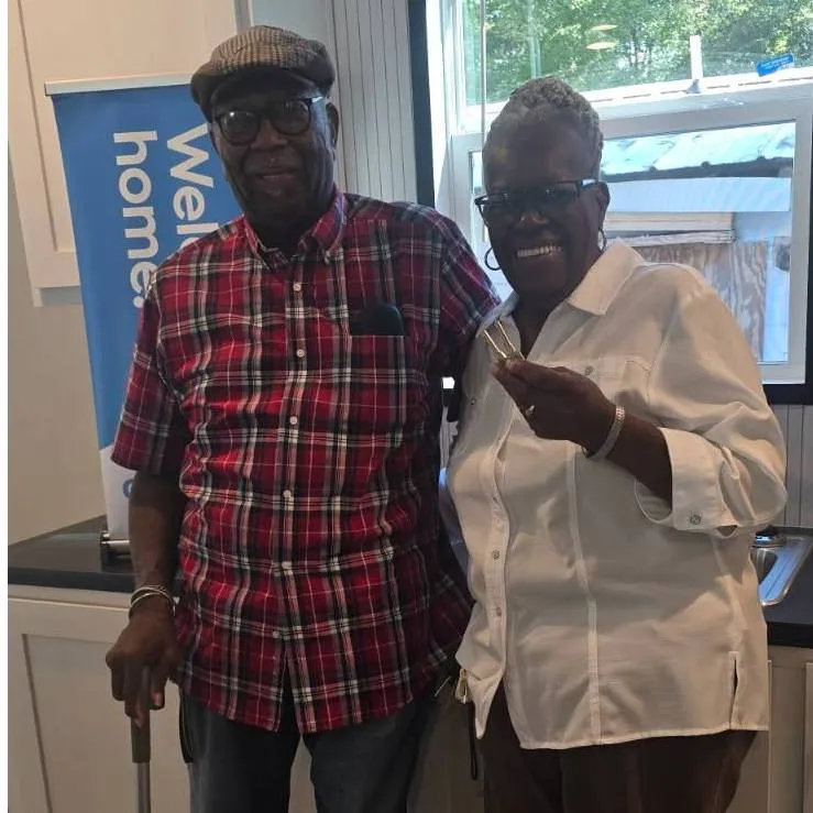 Clyde W. welcome home image