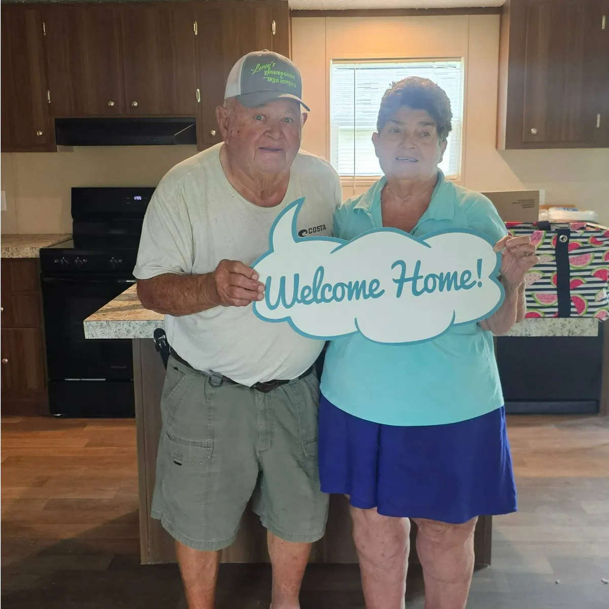 CHARLES A. welcome home image