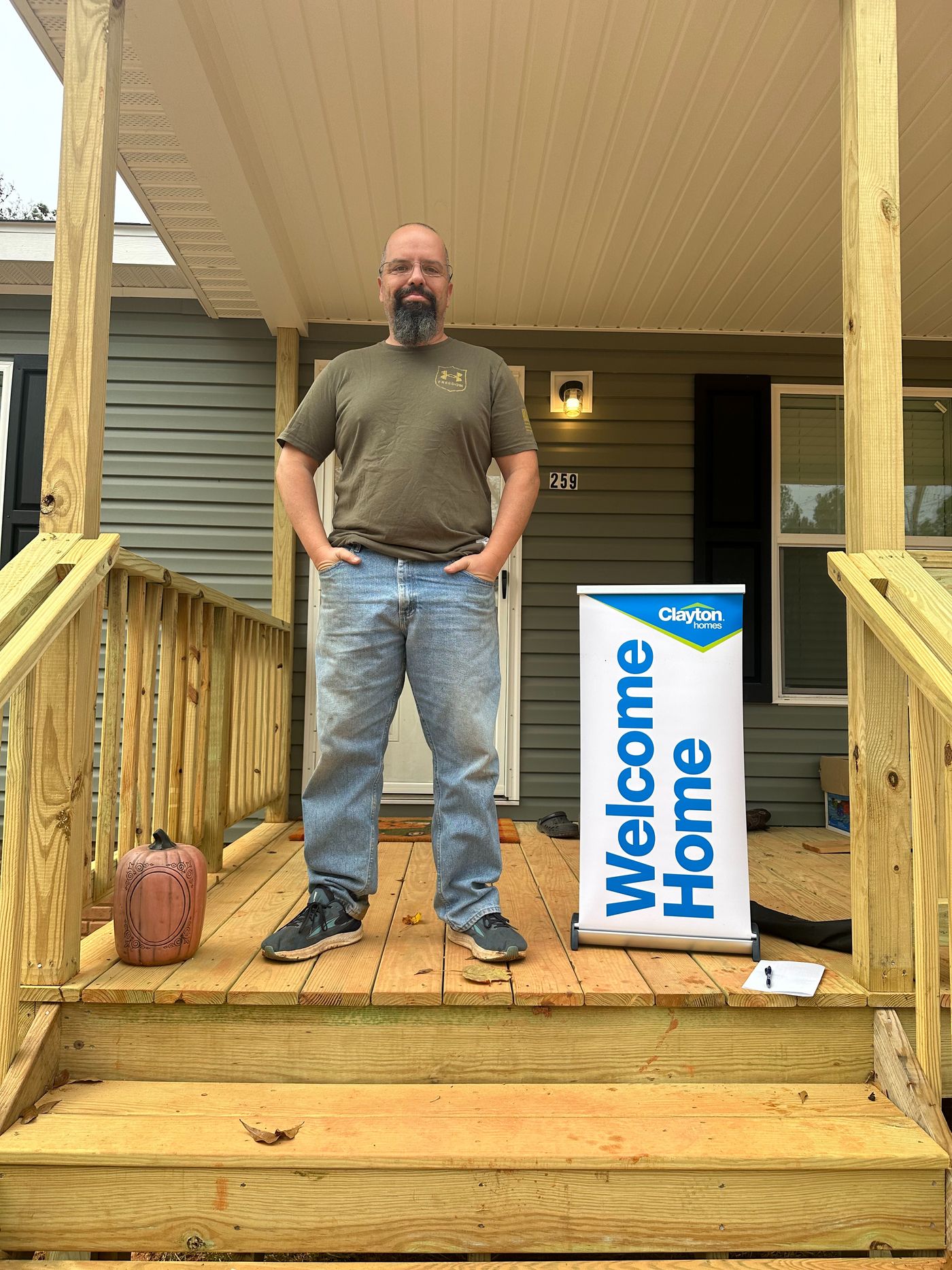 CHAD W. welcome home image