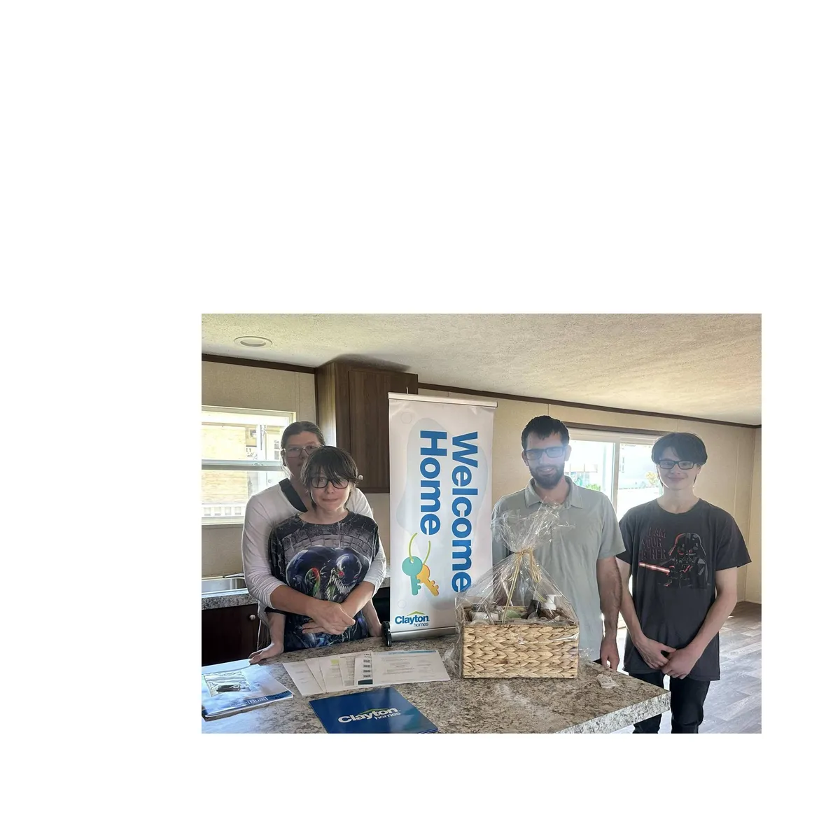 TIMOTHY J. welcome home image