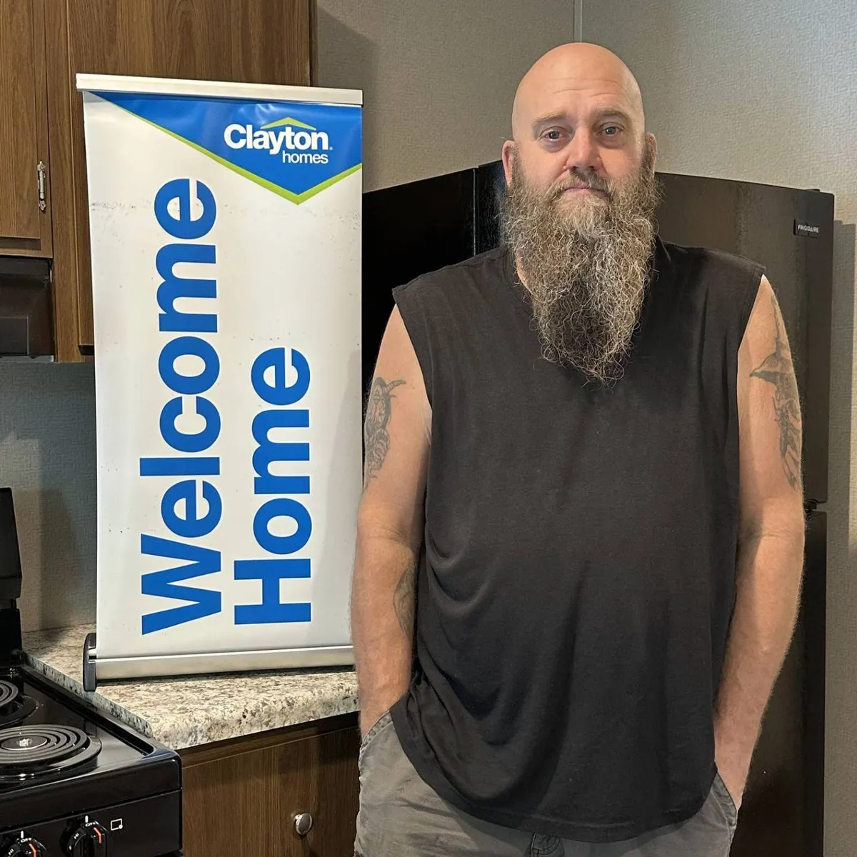WAYNE M. welcome home image