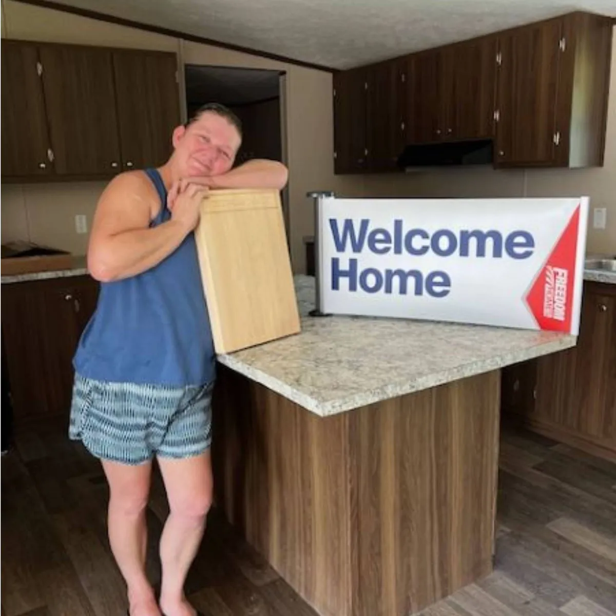 RONALD B. welcome home image