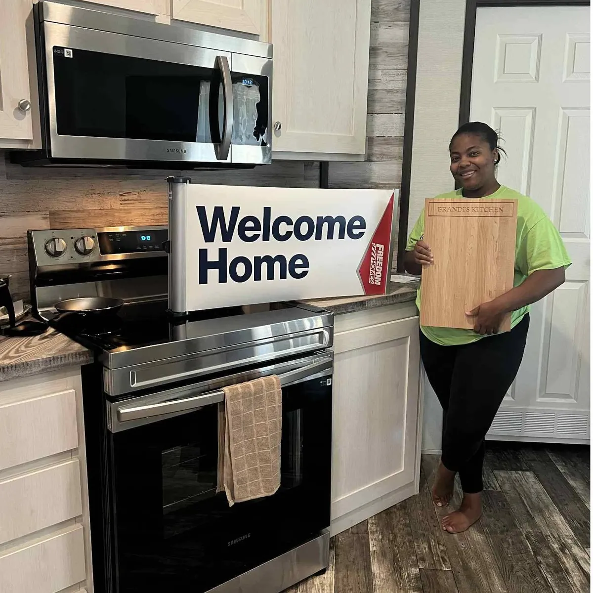BRANDI M. welcome home image