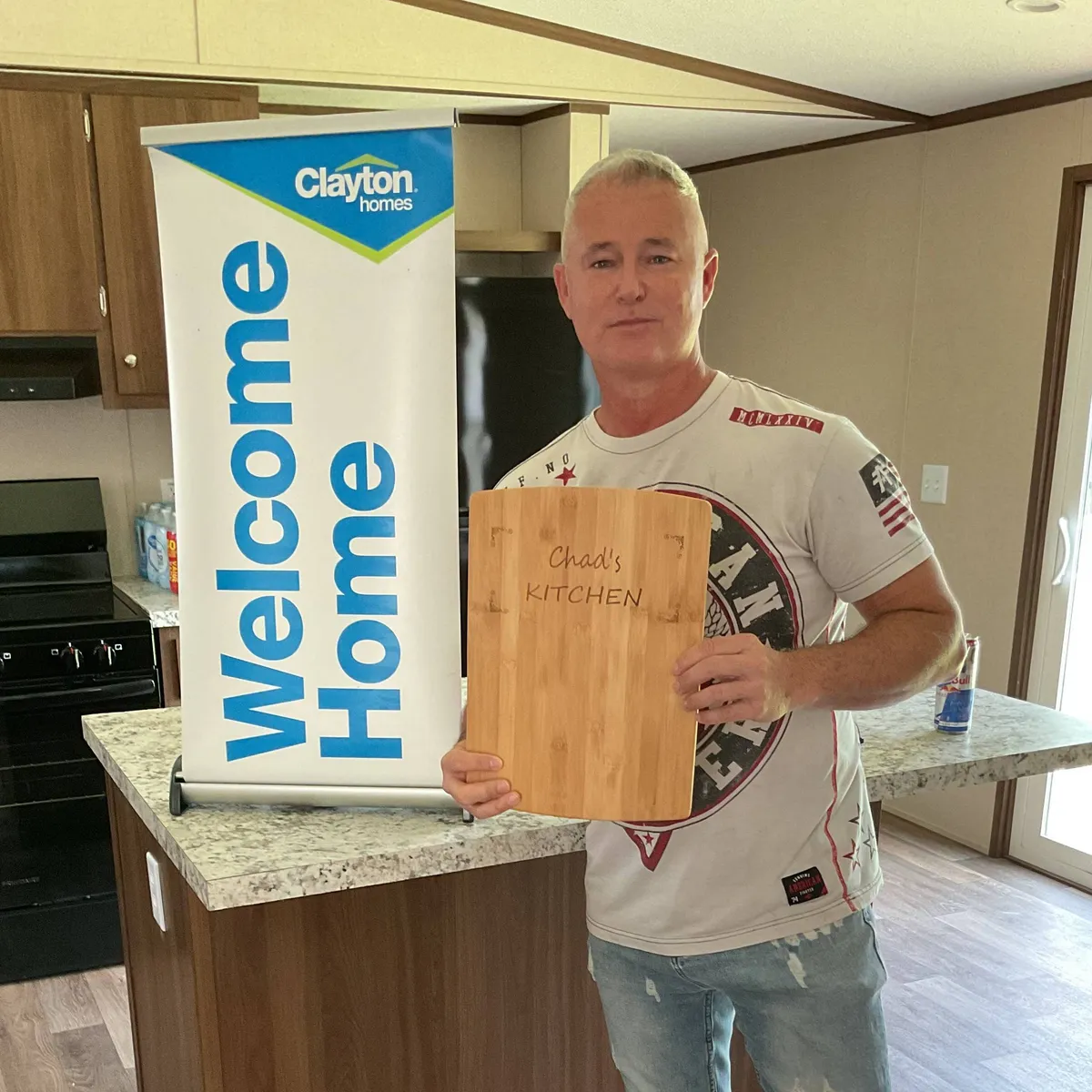 Chad B. welcome home image