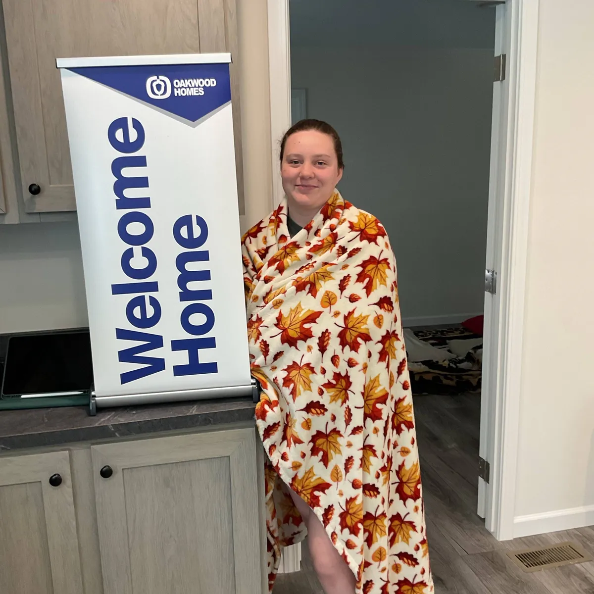 Makayla W. welcome home image