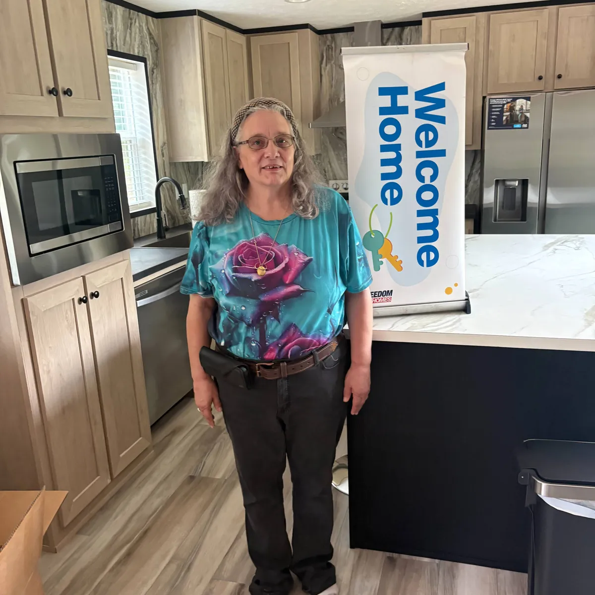 SARAH M. welcome home image