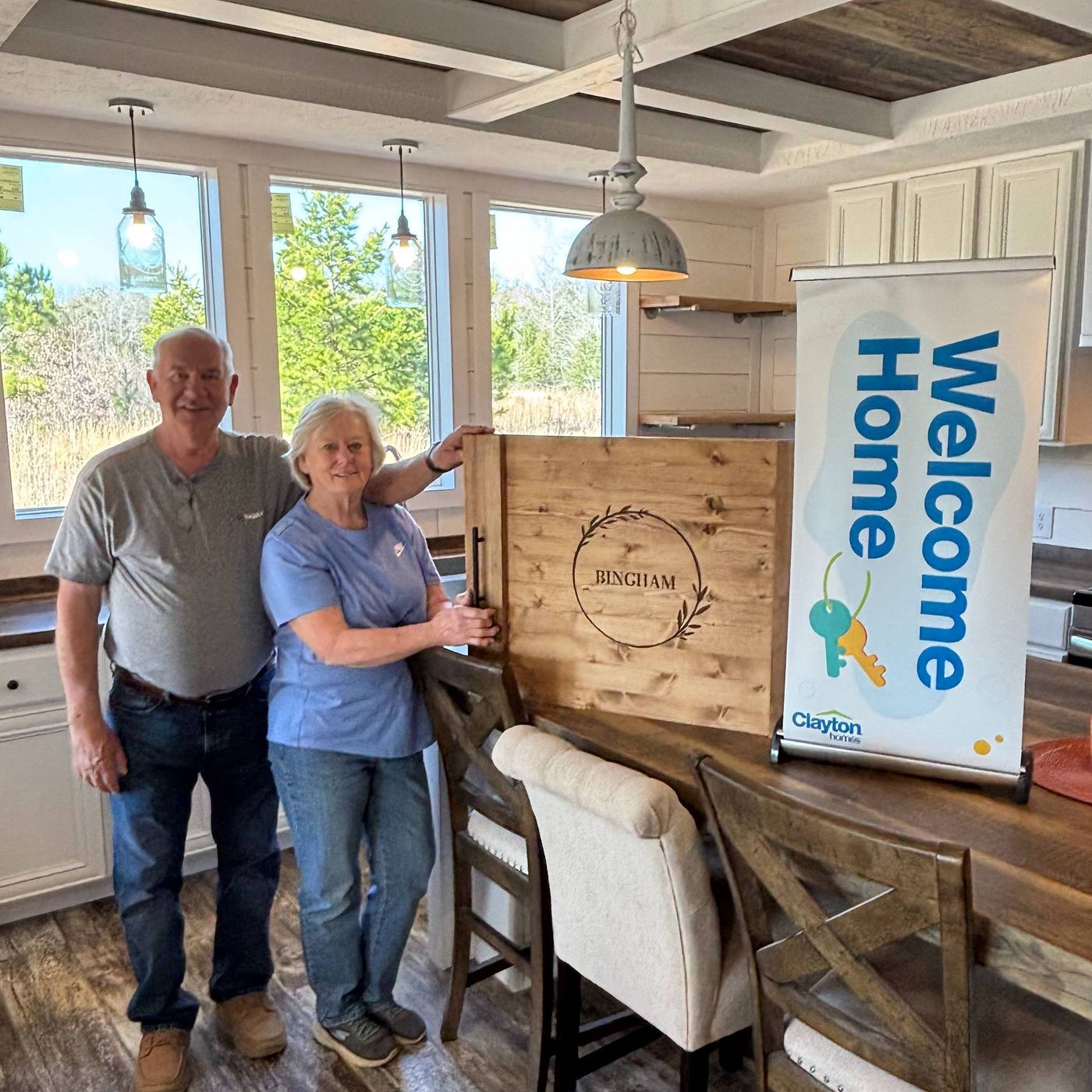 FLOYD B. welcome home image