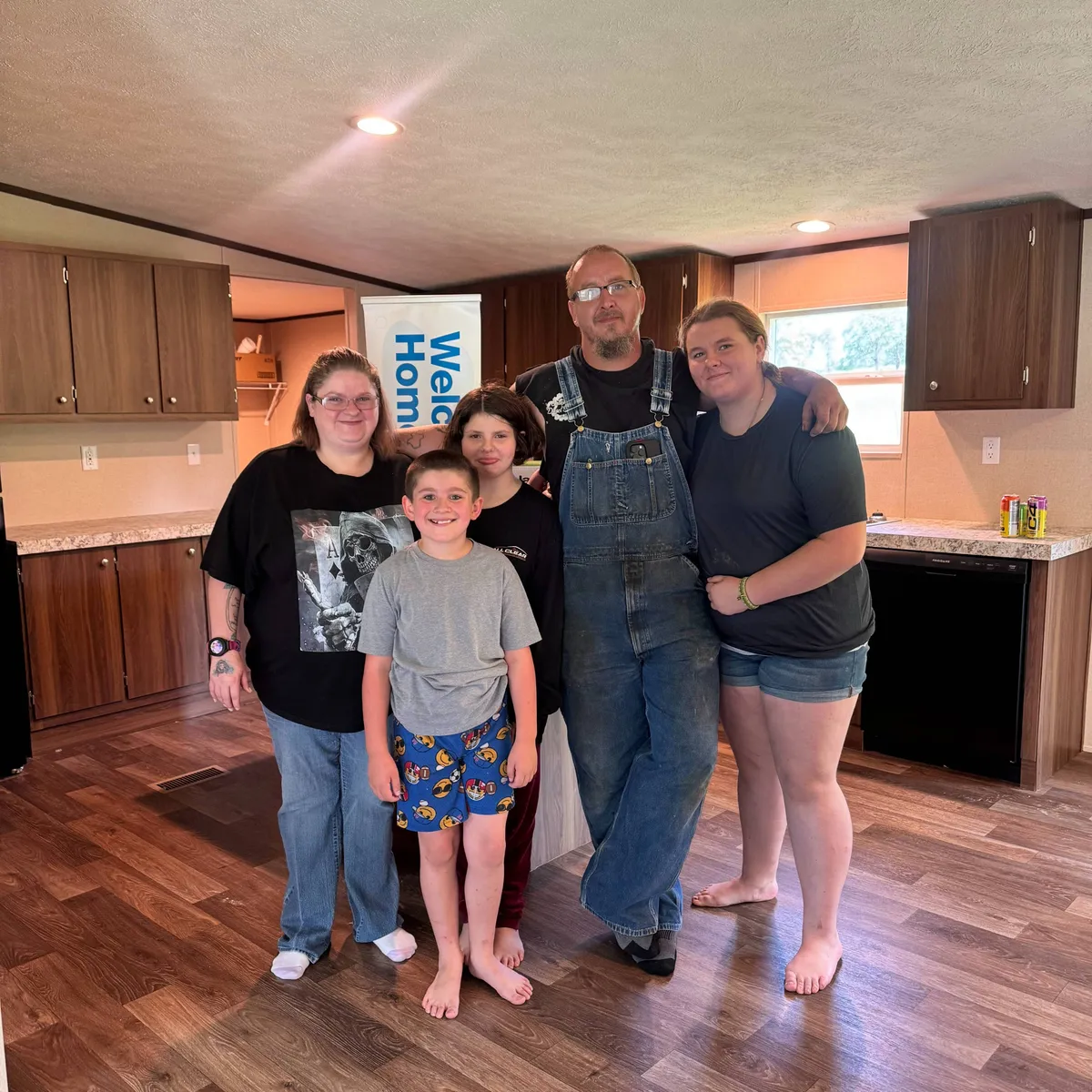 Vernell J. welcome home image