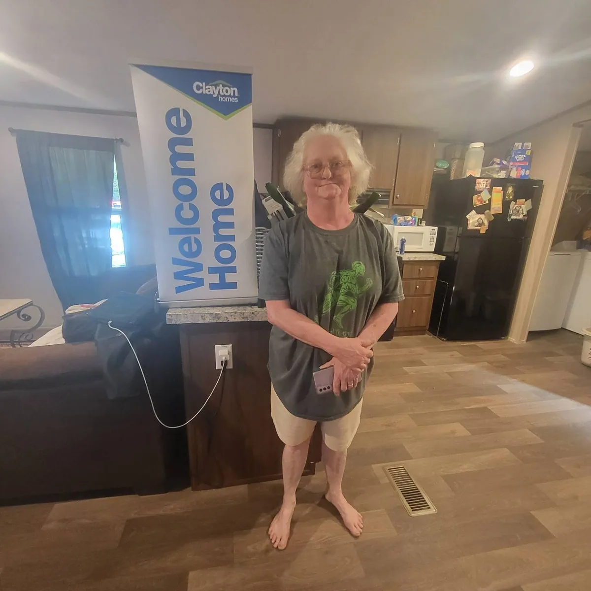John P. welcome home image