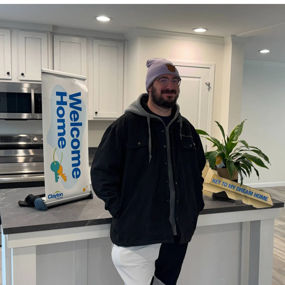 Zachary A. welcome home image